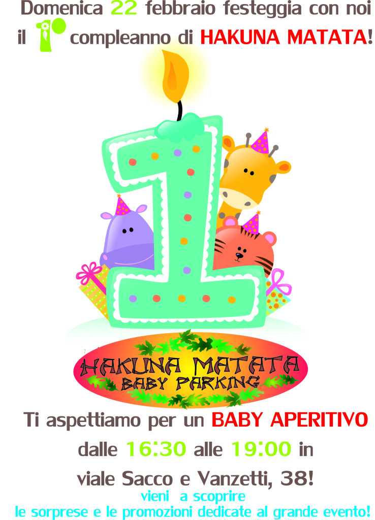 PRIMO COMPLEANNO